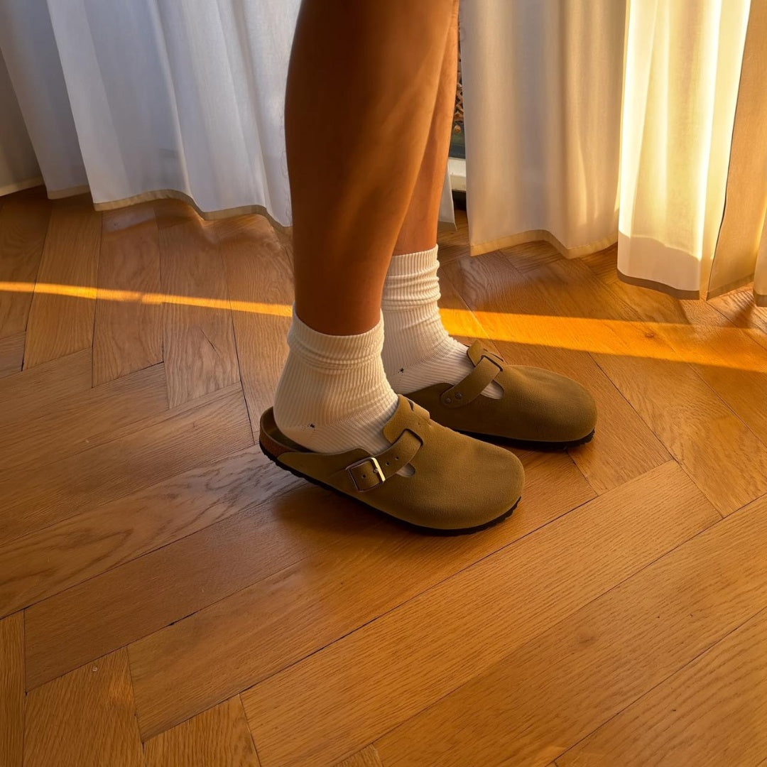 Tavon - Ciabatta Unisex in Pelle Scamosciata