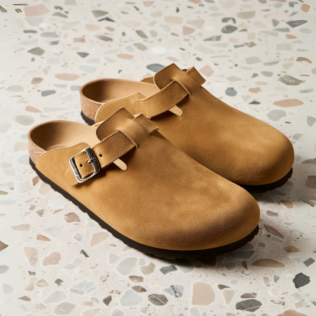 Tavon - Ciabatta Unisex in Pelle Scamosciata