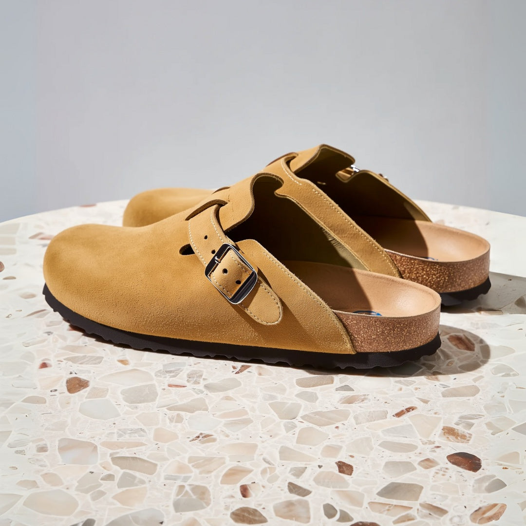 Tavon - Ciabatta Unisex in Pelle Scamosciata