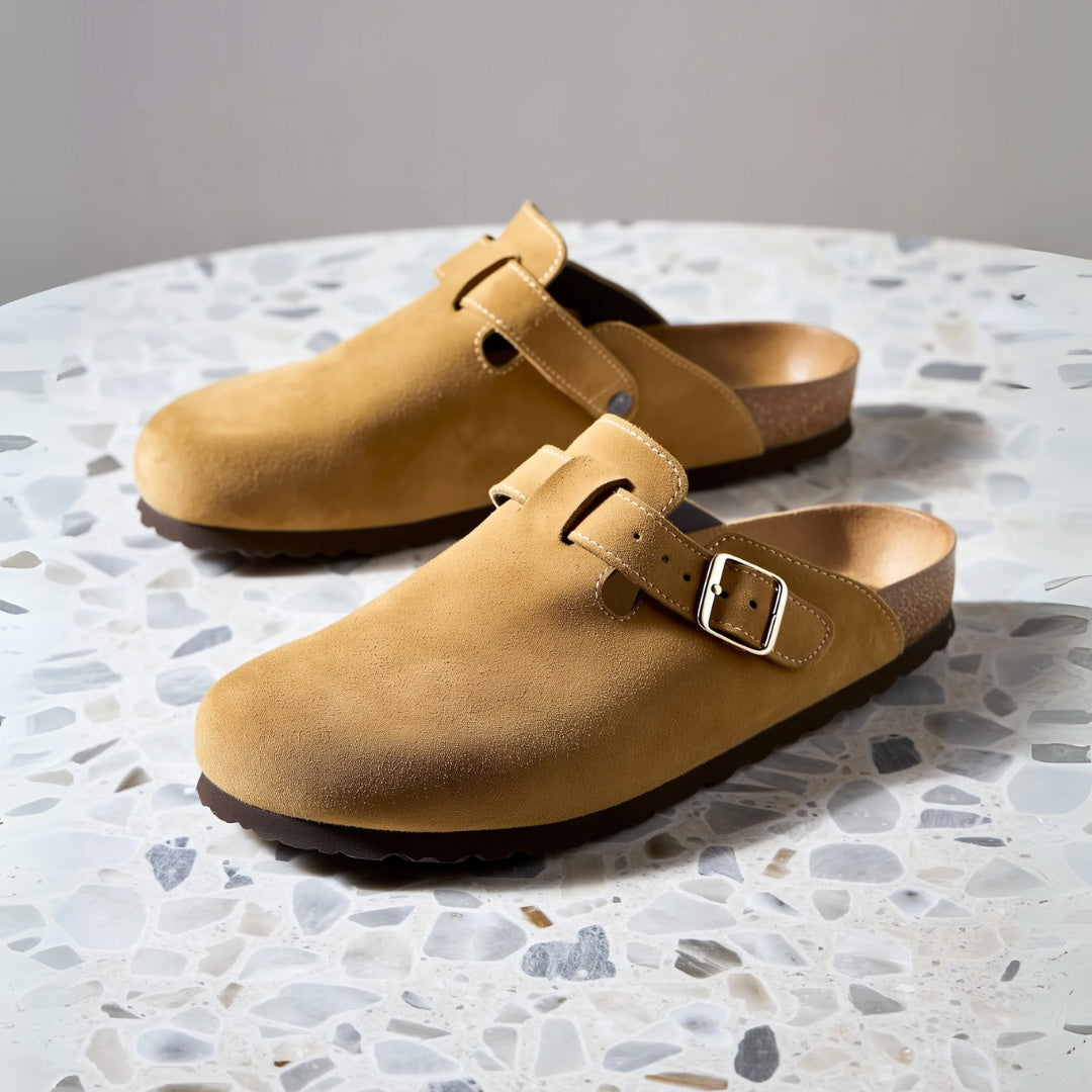 Tavon - Ciabatta Unisex in Pelle Scamosciata