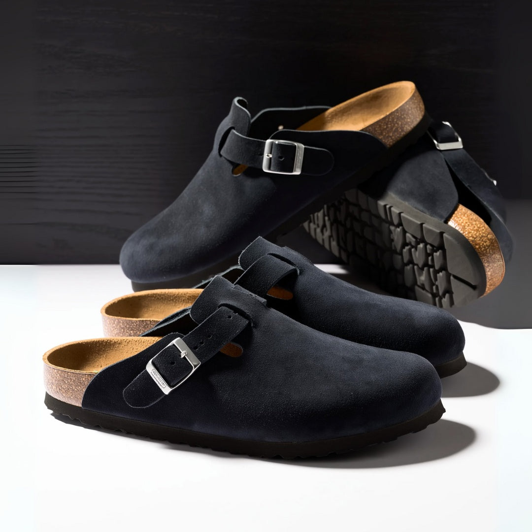 Tavon - Ciabatta Unisex in Pelle Scamosciata